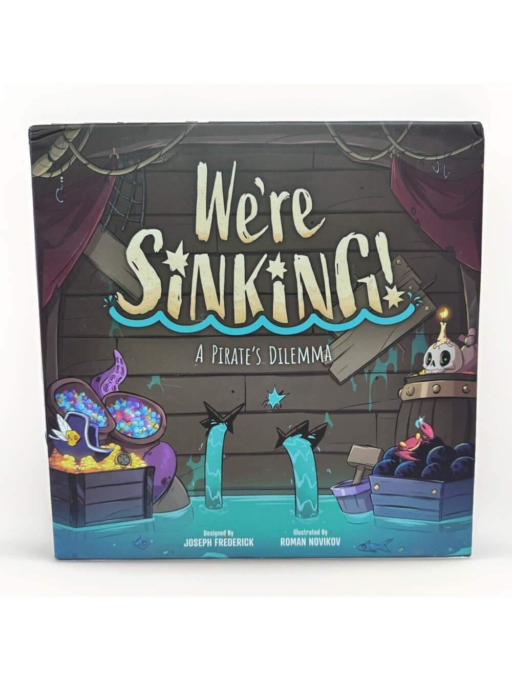 (A1) Ludamus Were Sinking A Pirates Dilemma Board Game New Sealed Torn Shrink